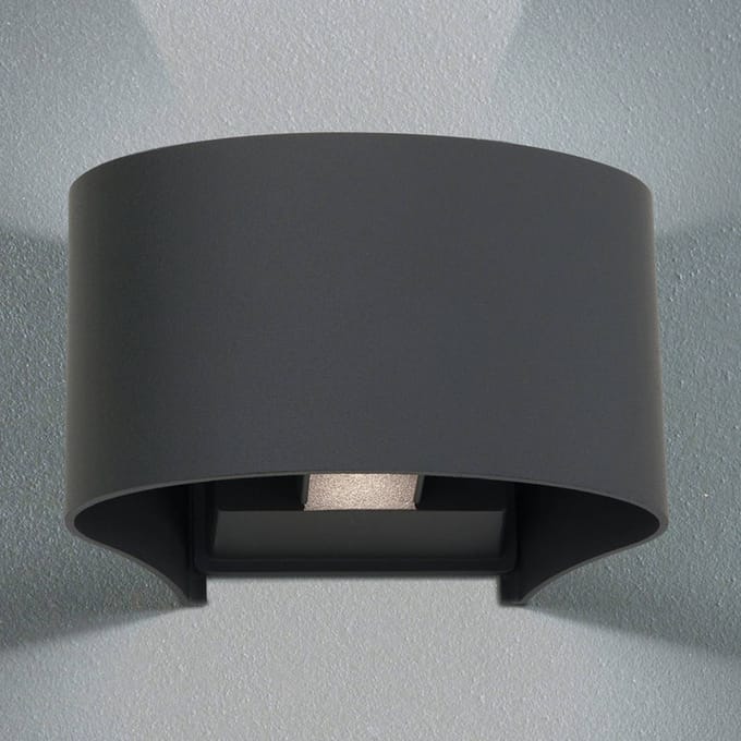 ORION LED buitenwandlamp Greta, up/down, antraciet