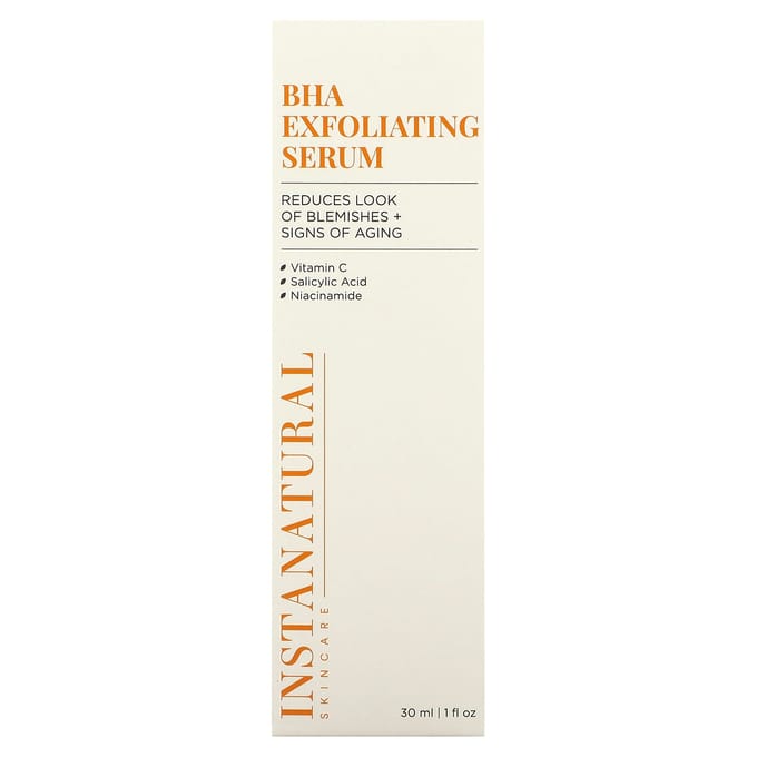InstaNatural, Age Defying & Skin Clearing Serum, 1 fl oz (30 ml) black