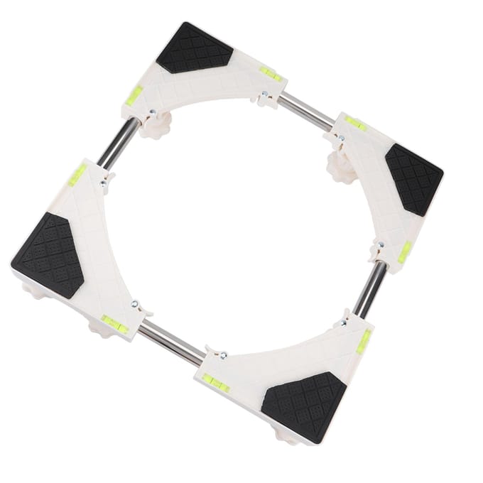 Zware Verstelbare Wasmachine Onderstel Koelkast Houder Beugel  (8 Voet) white