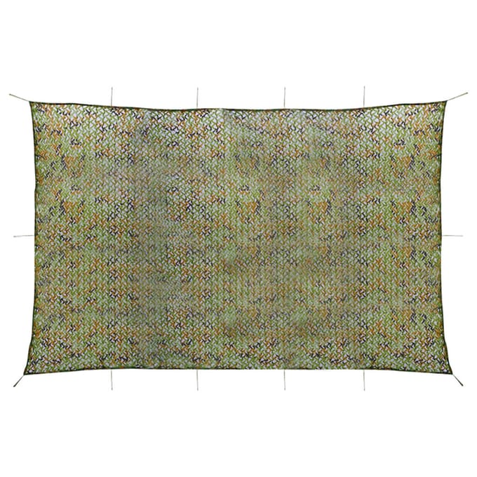 vidaXL - Camouflagenet - met - opbergtas - 4x7 - m - groen