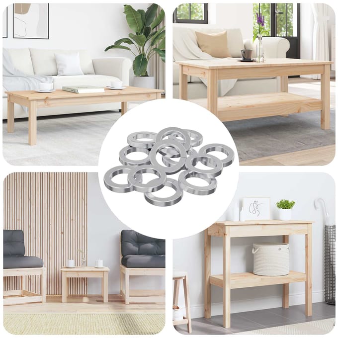 vidaXL - Veerwasmer - 15929 - st - Wit - IJzer