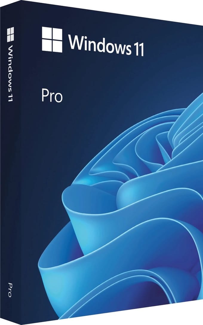 Microsoft Windows 11 Pro - Doos met de USB installatie, instructies en licentiecode - Multi Language