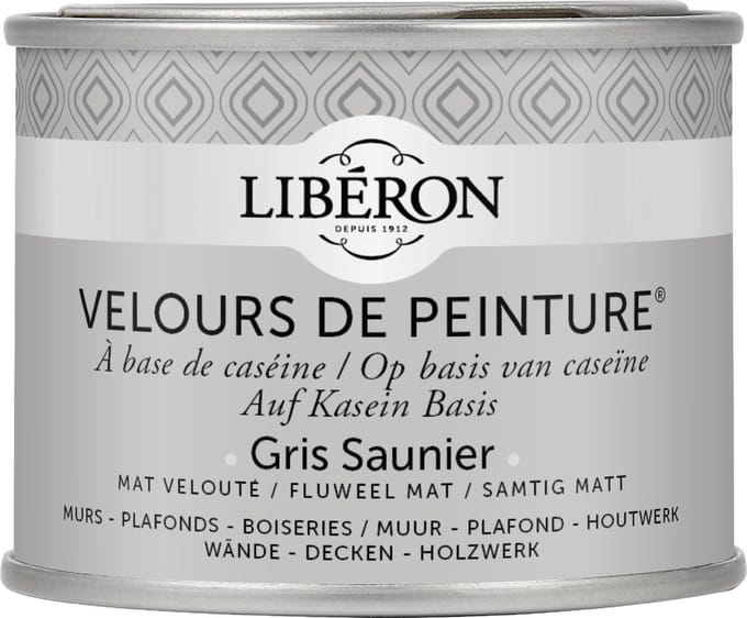 Liberon Velours De Peinture Muurverf - Mat - Gris Saunier - 0,125l
