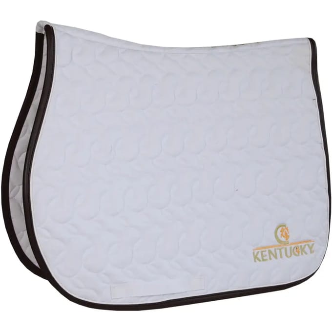 Kentucky Horsewear - Zadeldek - Wit - Met Logo