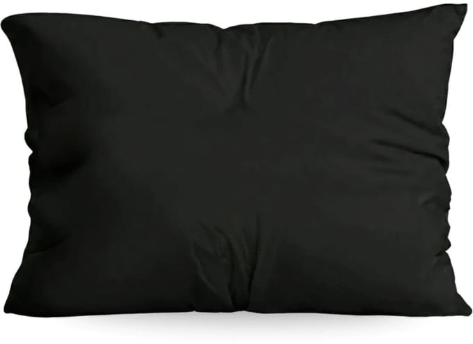 Zelesta Comfort Uni kussenslopen set van 2 - Zwart 80x80cm
