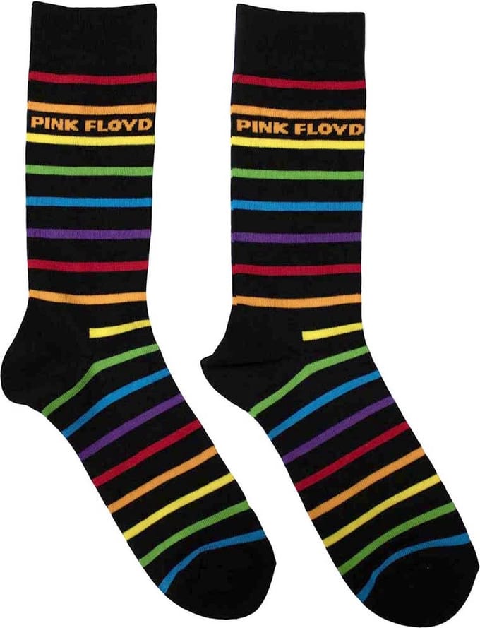 Pink Floyd - Wide Stripes Sokken - EU 39-45 - Zwart