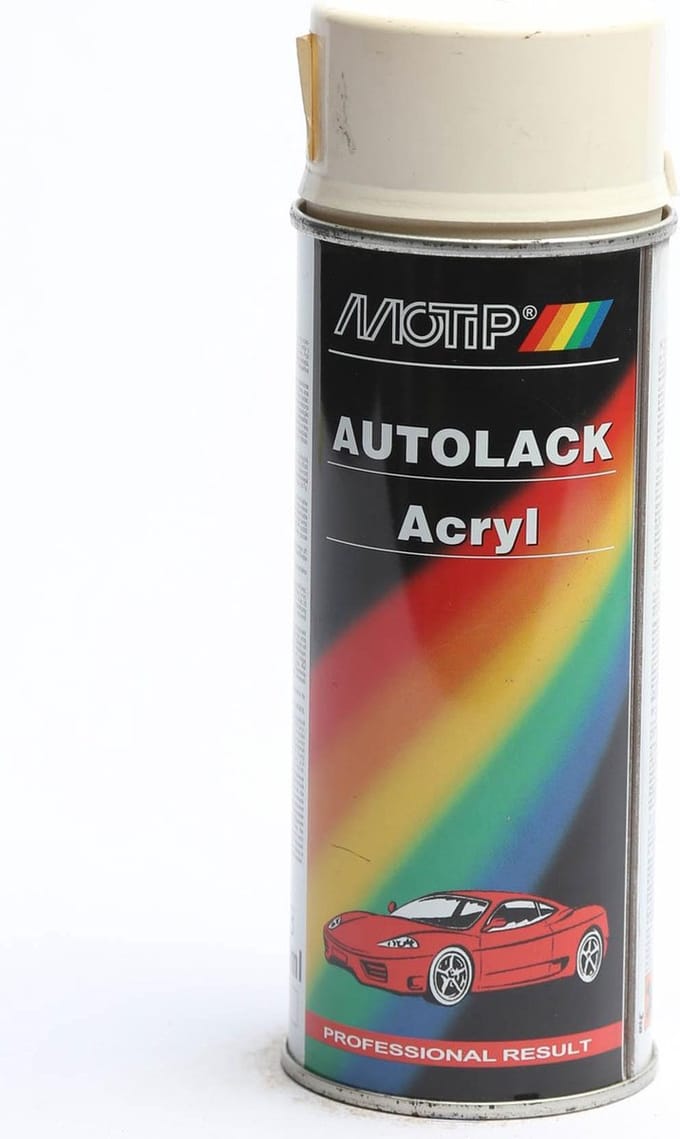 Motip 45820 - Autolak spuitbus - Wit  - 400ml