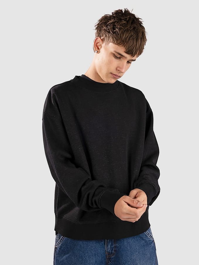 Blue Tomato Oversized Crewneck Sweater zwart