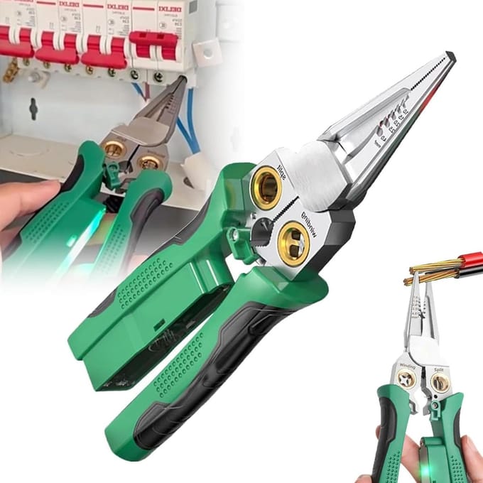 Draadstriptang - Multitool Tang - Elektrisch Werk - Met Spanningstester - 10-18 AWG - Niet gespecificeerd