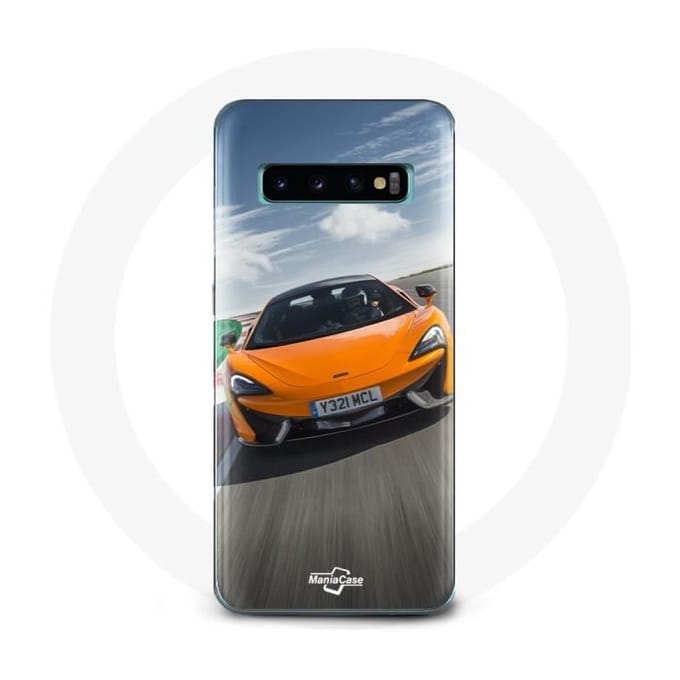 Hoesje voor Samsung Galaxy S10 edge Formule 1 McLaren Oranje
