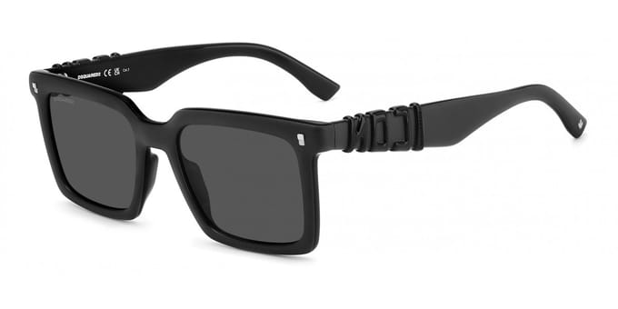 Dsquared2 ICON 0025/S Matte black 53/19/145 MAN Zonnebrillen