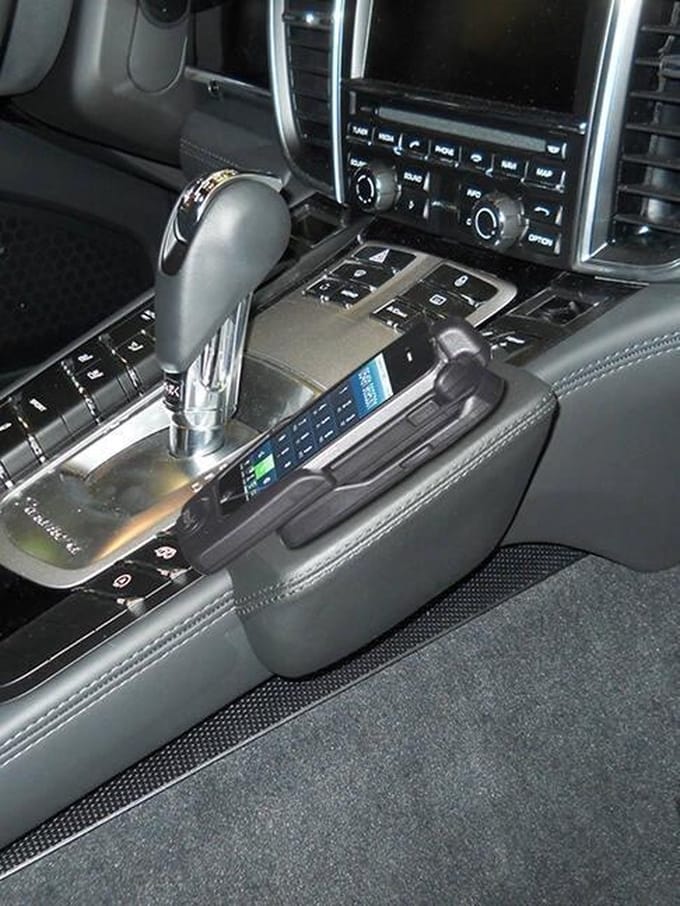Houder - Porsche Panamera 2010-2017 Kleur: Zwart