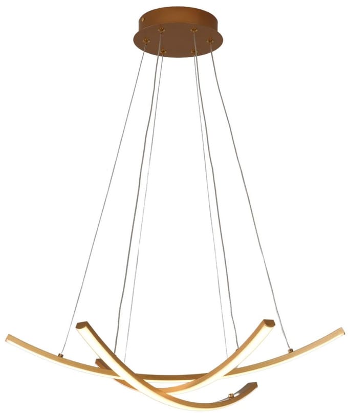 Kosilum - Heidi - Hanglamp - Goud/Messing - Aluminium en siliconen