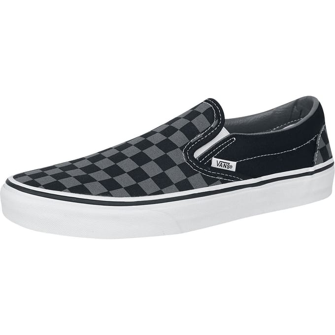 Vans Sneakers - Classic Slip-On Checkerboard - EU42 tot EU44 - voor Mannen - zwart-grijs