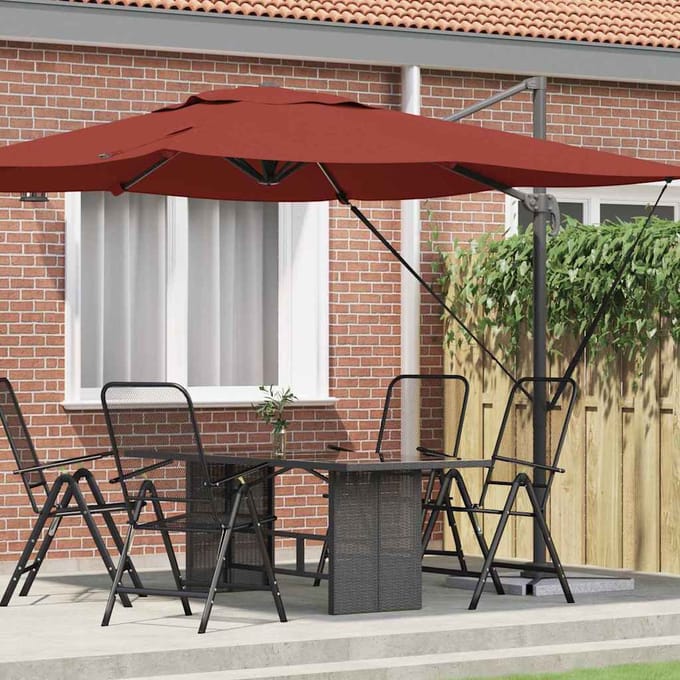 vidaXL Roma Parasol Rechthoekig 286 x 284 x 265 cm
