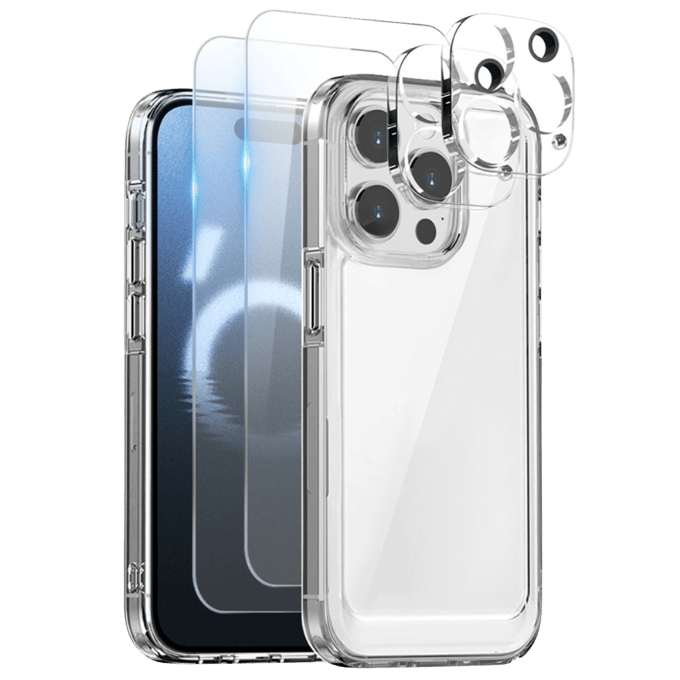 Northjo iPhone 16 Pro Max 5-in-1 Protection Bundel Transparant