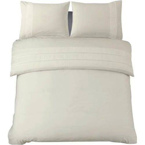 Dreamhouse Dekbedovertrek Bali Crème - Eenpersoons 140 x 200/220 cm + 1 kussensloop