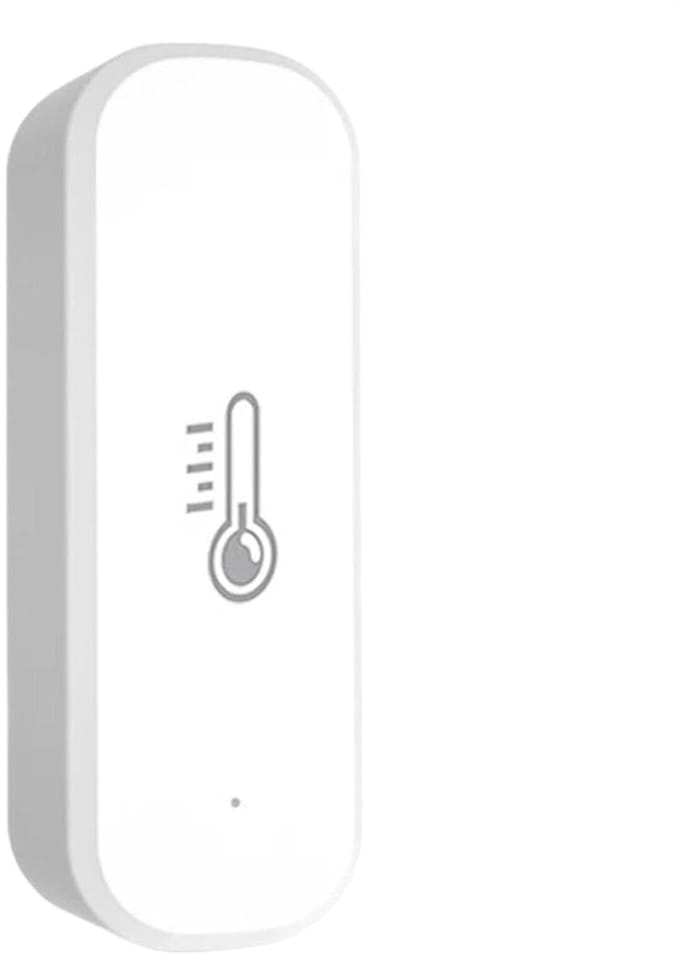 Draadloze Klimaatsensor - Slimme Vochtigheidsmeter - Binnenklimaat Monitoren - Real-time Wifi Updates - 7.5 cm - Wit
