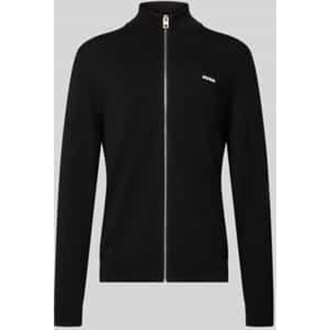 Regular fit gebreid jack van puur katoen model 'SAN JACOMO'