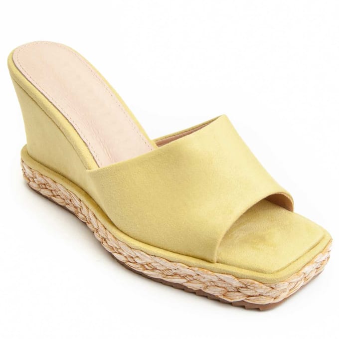 Sandalia De Cuña Para Mujer.  Montevita  Sparto2121  91733 36 groen