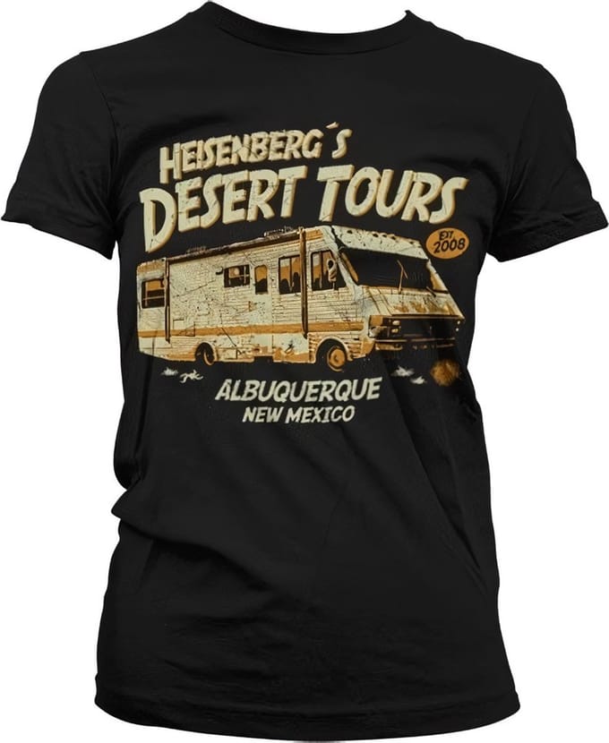 Breaking Bad Dames Tshirt -L- Heisenberg's Desert Tours Zwart