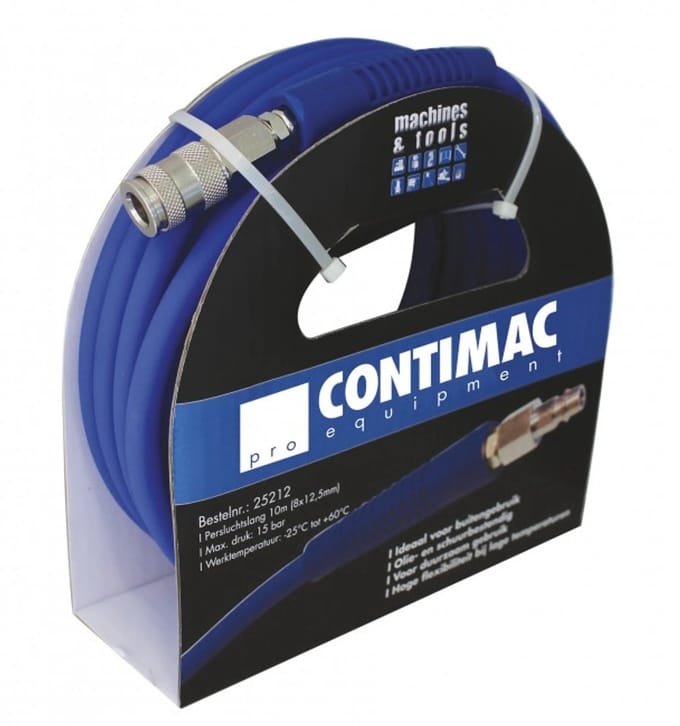 Airmec Persluchtslang met universele snelkoppeling 8x14mm - 10 meter