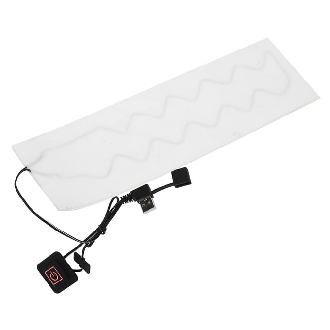 Elektrisch Verwarmingskussen Menstruatie USB Verwarmingsdoek Waterdicht voor Huisdiermat Kleding white