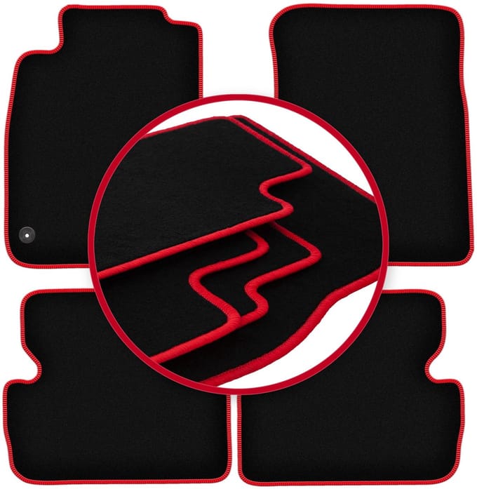 CARLUX-RED automatten voor: Lexus IS II sedan (2005-2013)