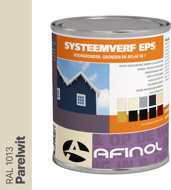 Afinol Systeemverf-Schakelverf Parelwit (RAL 1013) 750 ml