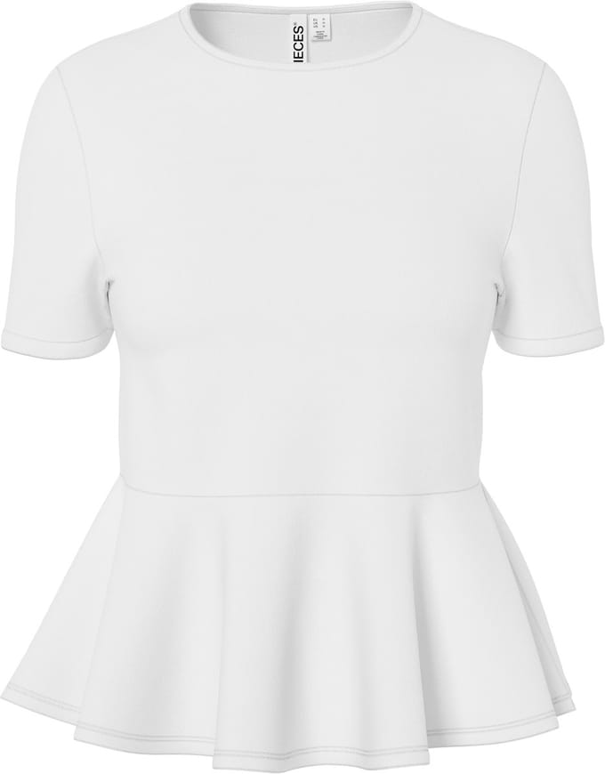 PIECES - PCALISA SS PEPLUM TOP JRS NOOS BC - Meisjes - Blouses