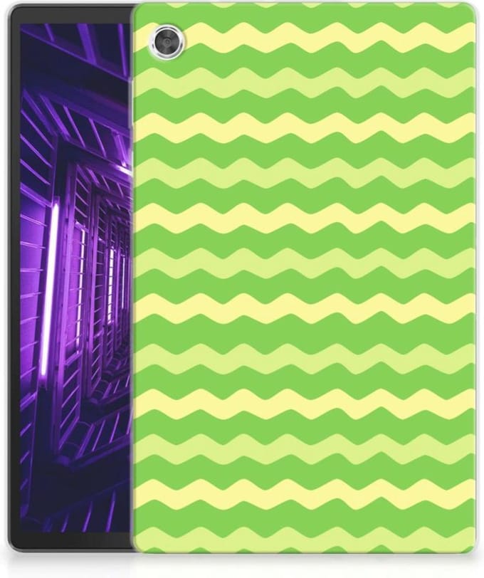 Lenovo Tab M10 Plus Hippe Hoes Waves Green