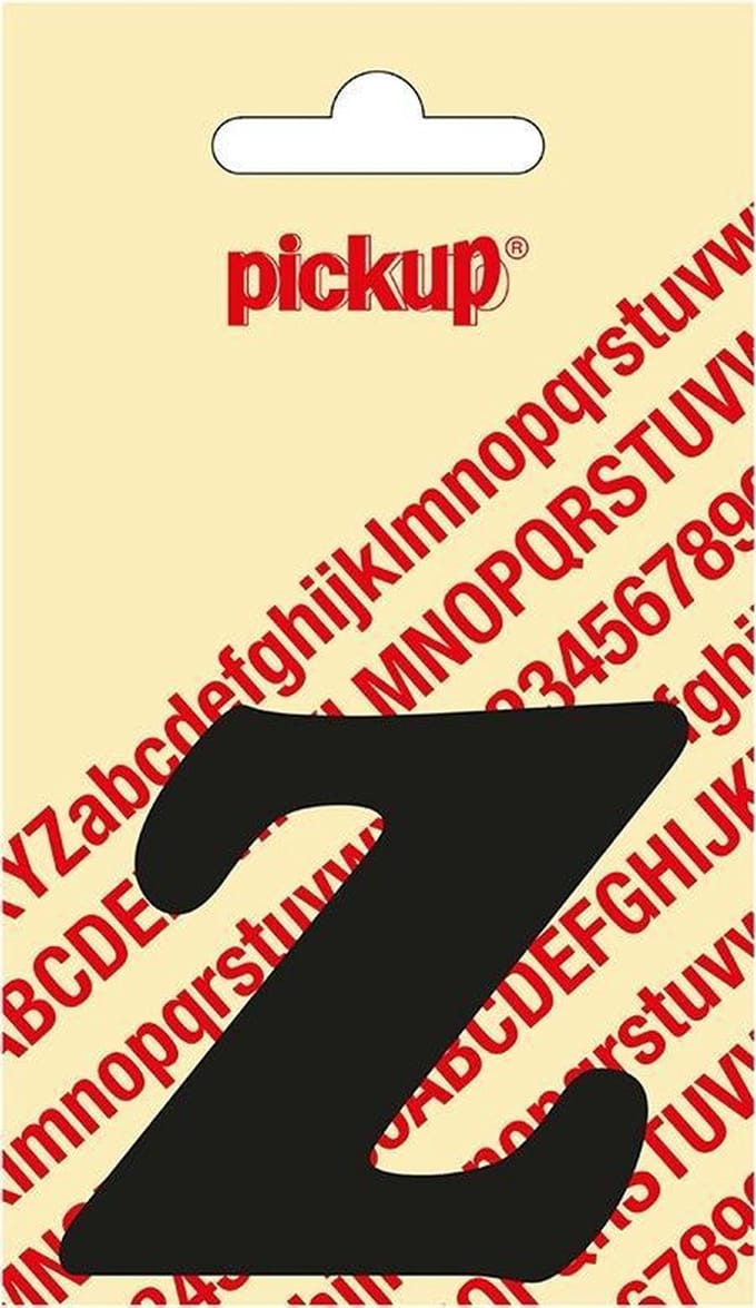 Pickup plakletter CooperBlack 60 mm - zwart Z