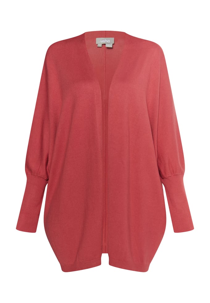 usha Gebreid vest Dames Vintage rood