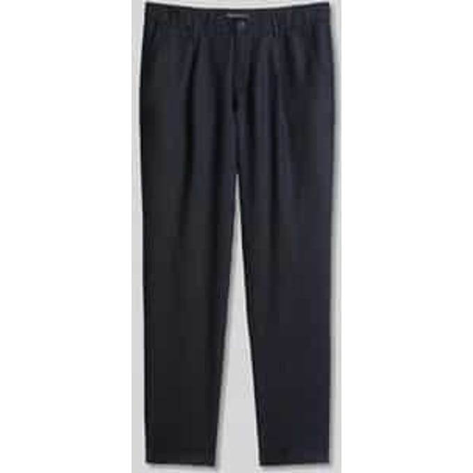 Tapered linnen broek met riemlusjes model 'OSBY JOGGER'