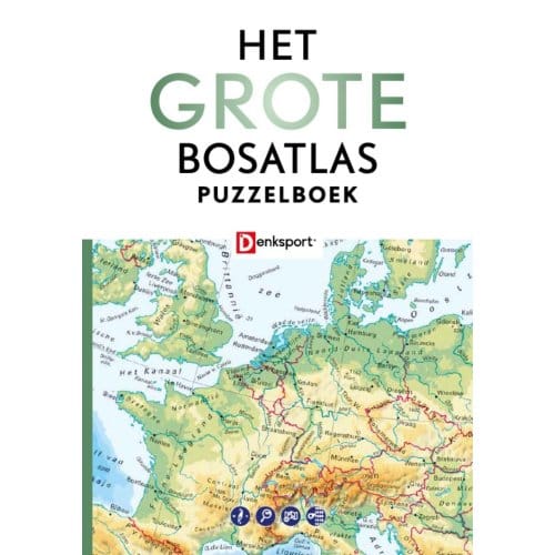 Denksport Het Grote Bosatlas Puzzelboek - Het Grote Bosatlas Puzzelboek - Peter Vroege