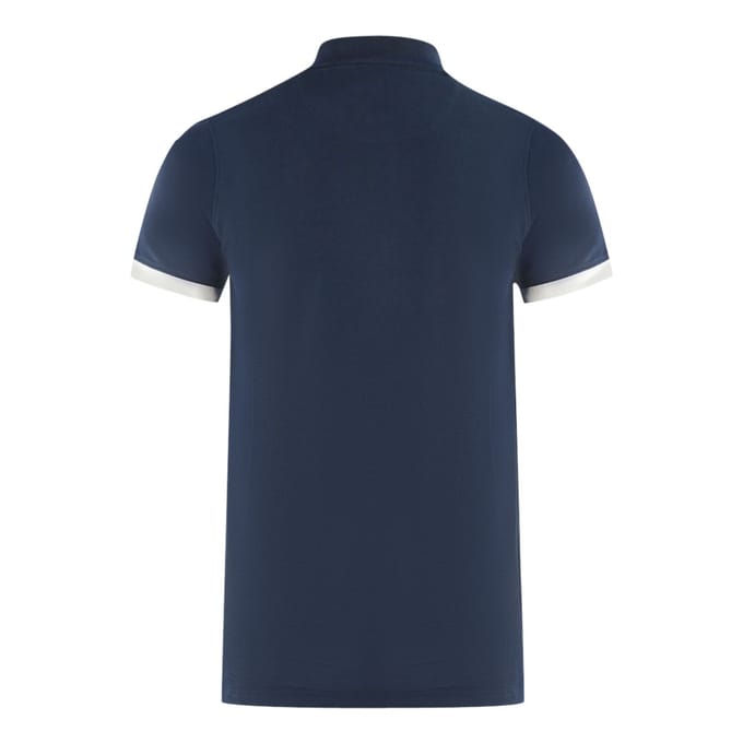 Aquascutum London Aldis Navy Blue Polo Shirt