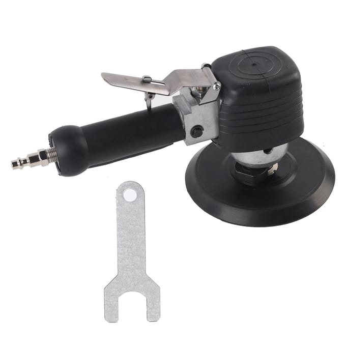 6 inch Legering Orbitale Lucht Schuurmachine Excentrische Polijstmachine US Type Inlaatconnector