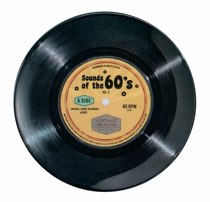 Bord LP 1960's Ø17,5cm