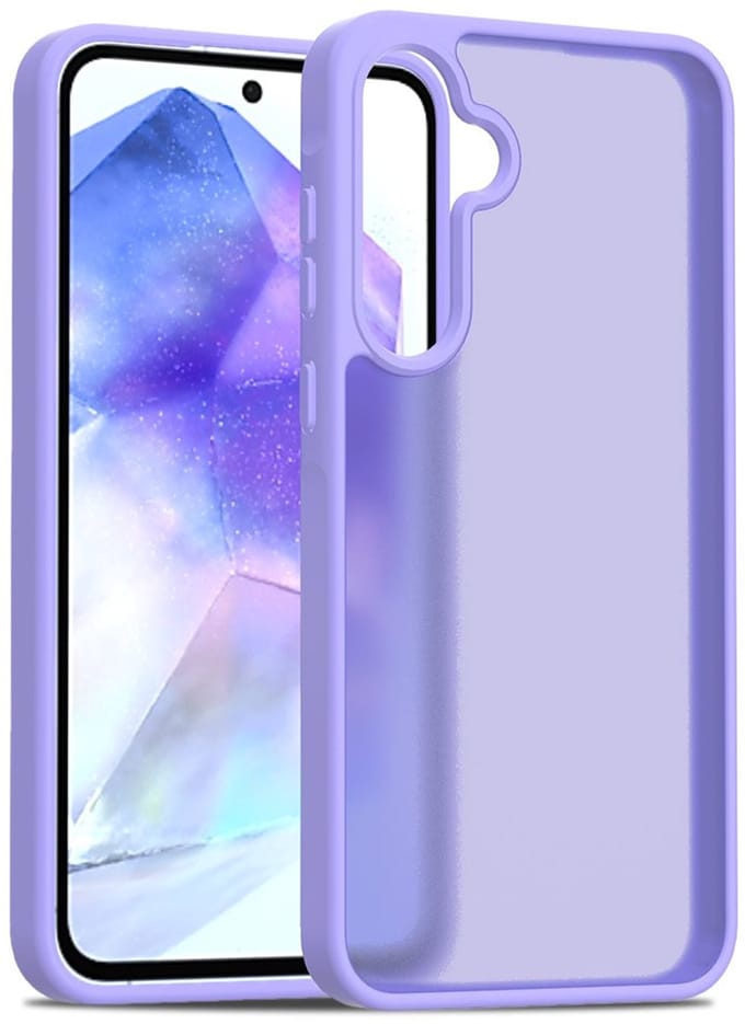 Backcover geschikt voor Samsung Galaxy A55 Hoesje - Solidenz Frosted - Lavendel