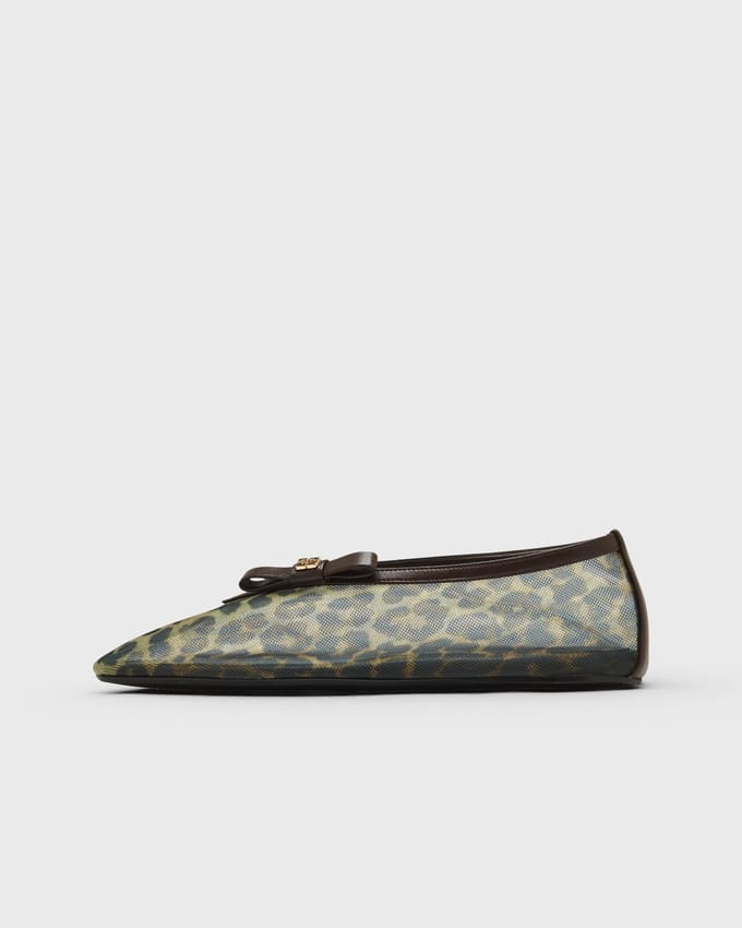 Jenny Ballerina Printed Mesh Bow