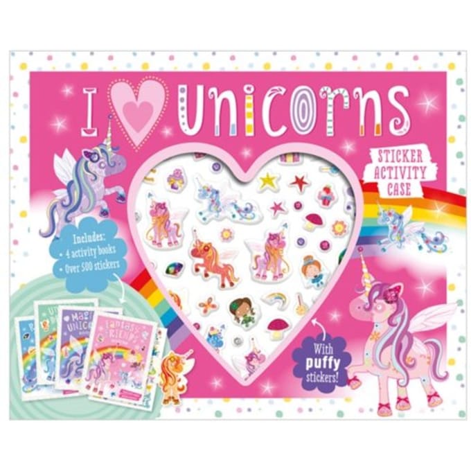 I Love Unicorns Sticker Activity Case - Box Sets - Make Believe Ideas