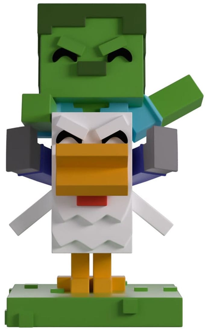Youtooz Minecraft Vinyl Figure Chicken Jockey 12 cm Beeld