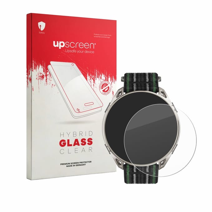 upscreen - Screenprotector voor Amazfit Cheetah 2 Ultra - Folie Beschermfolie Beschermglas transparant