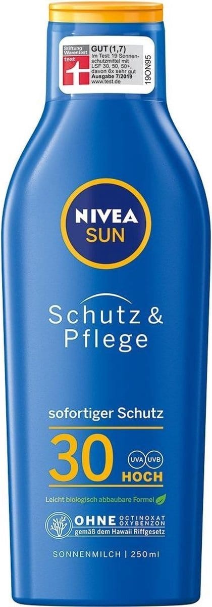 NIVEA 85606 zonnebrandmelk 250 ml - 2 stuks