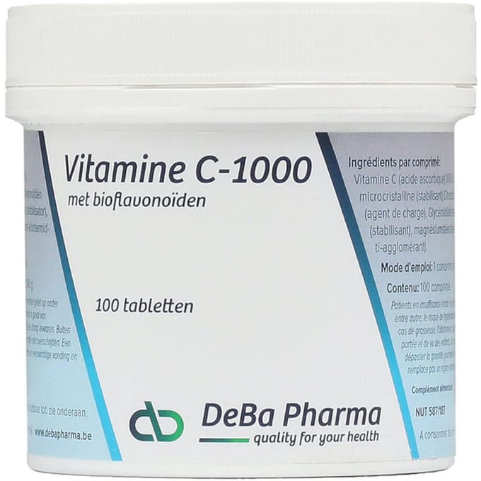 Vitamine C 1000 mg met Bioflavonoïden 100 Tabletten