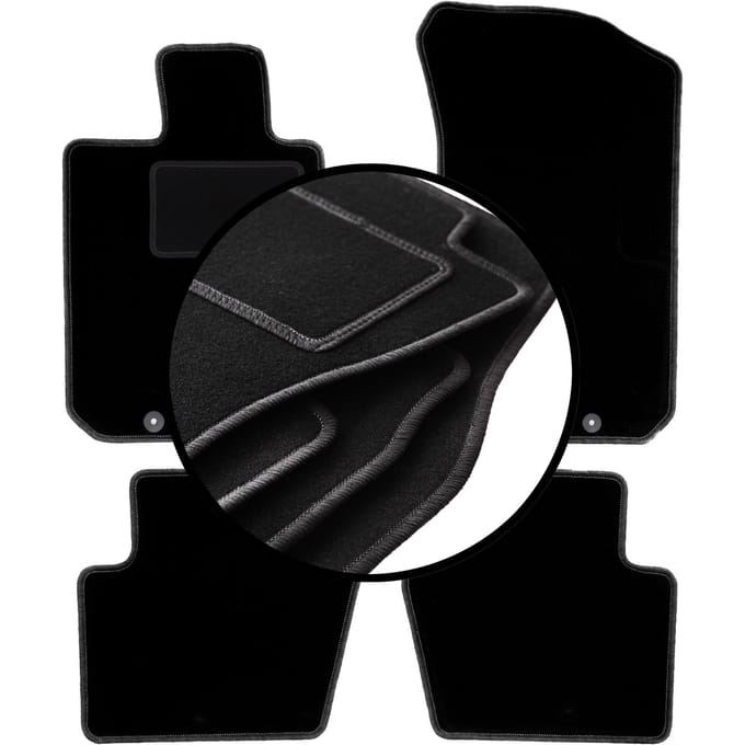 Complete set veloursmatten voor: Honda Legend IV sedan (2004-2012)
