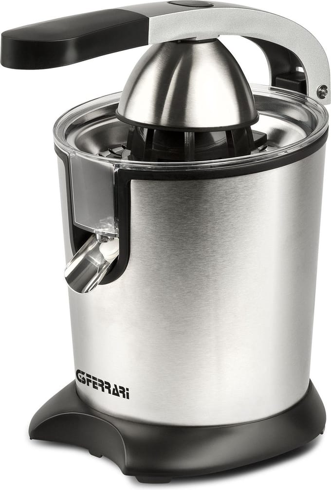 G3 Ferrari Ribera Inox – Citruspers 85W – Met Persarm – 2 Cones Groot & Klein – Anti-Druppeltuit – RVS Behuizing – 600 ml