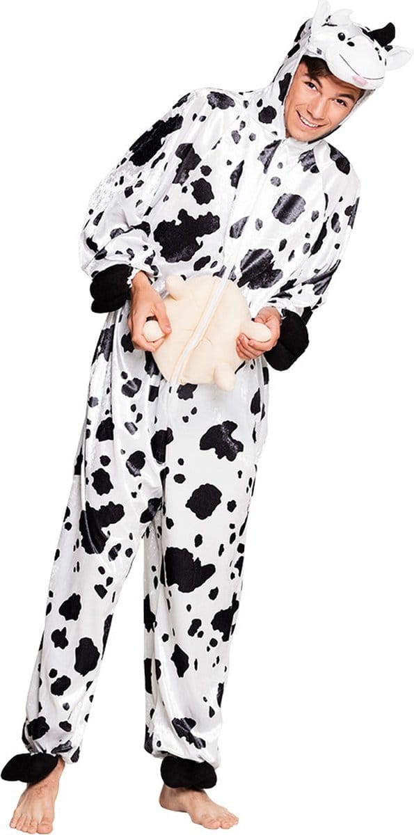Boland - Kostuum pluche Koe (max. 1.65 m) - Kinderen - Koe - Onesie