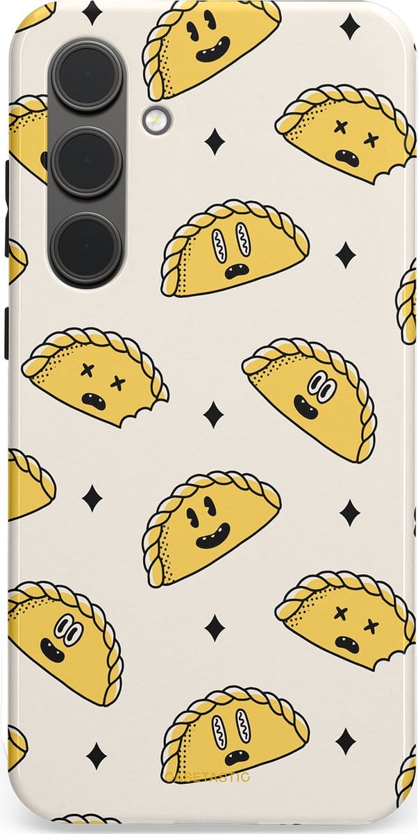 Casetastic Hoesje Geschikt voor Samsung S24 Plus - Stijlvolle Beschermende Duo-layer Case - Pastei gerei