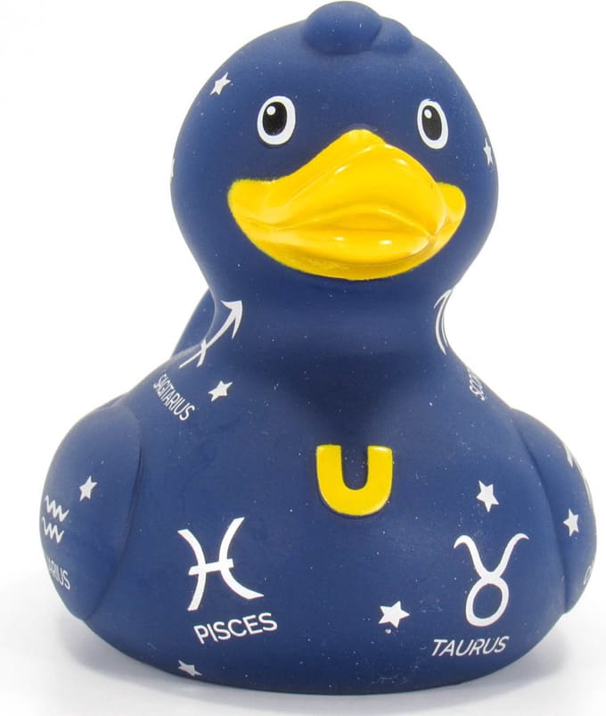 LUXURY ZODIAC DUCK -  Sterrenbeeld horoscoop badeend BUDDUCK
